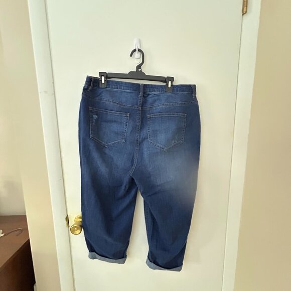 Catherine's Slightly Distressed Crop length jean Size 18WP - Picture 2 of 5